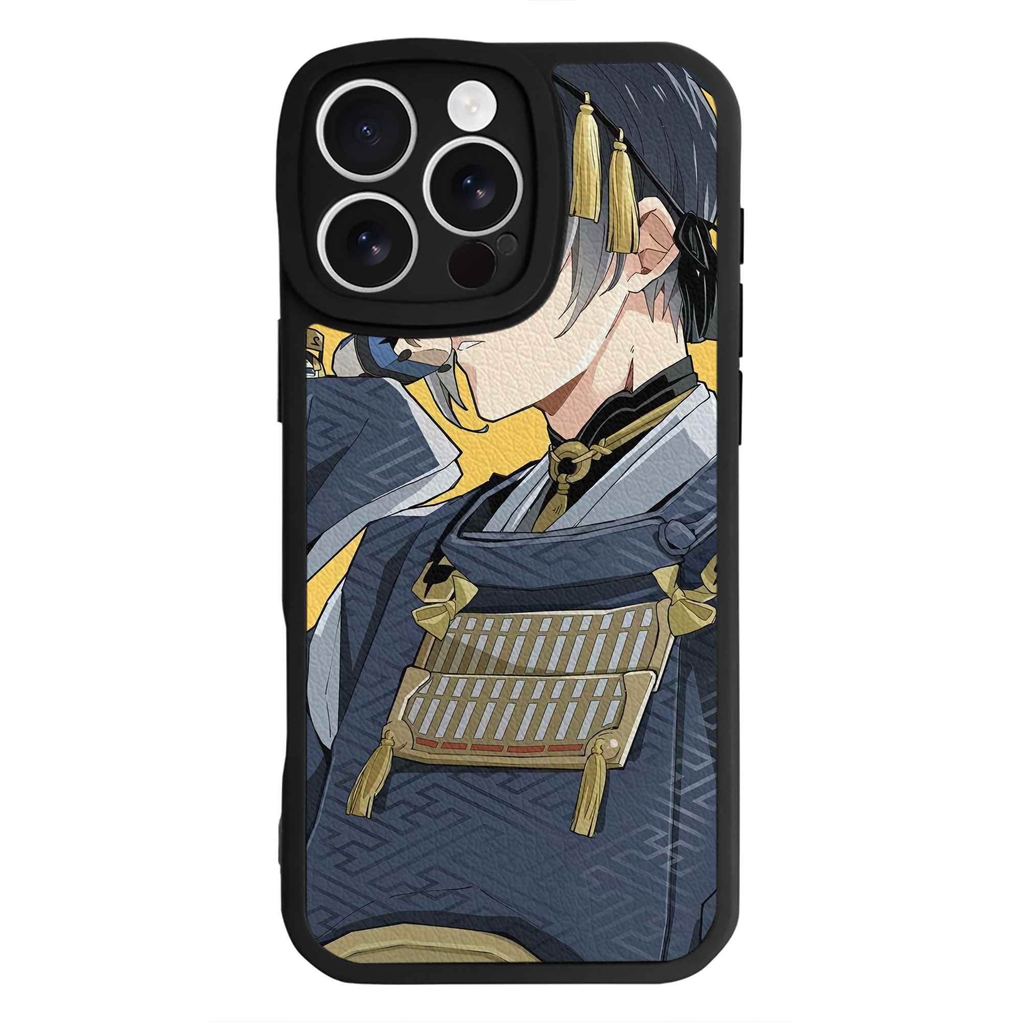 （画像用） 刀剣乱舞 Touken Ranbu 【iPhone 16シリーズ対応】シリコンスマホケース（レザー調） 材質：シリコン